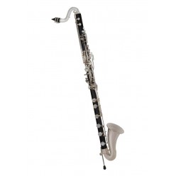 JOHN PACKER klarnet basowy Bb JP222, ABS, posrebrz